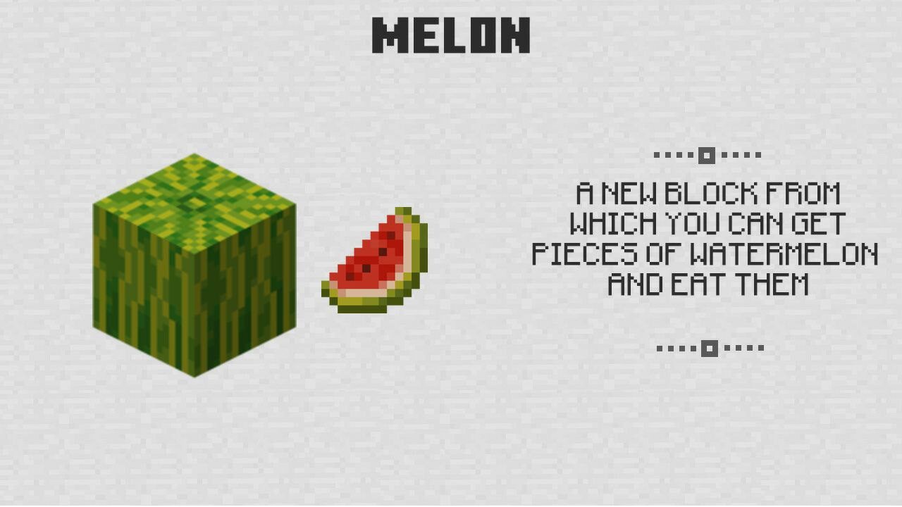 Melon from Minecraft PE 0.5