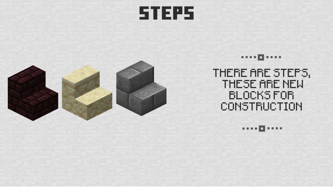 Steps from Minecraft PE 0.6