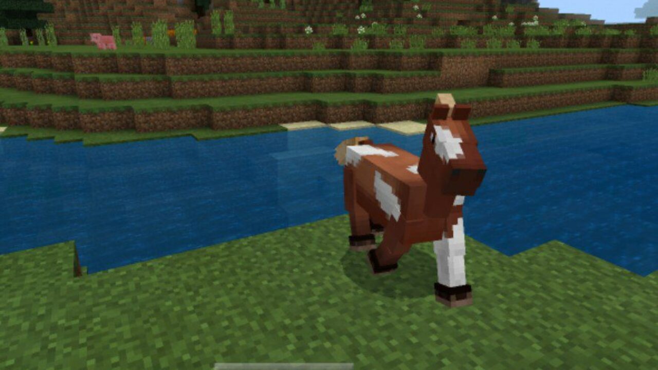 Brown Old Style Horse from Horse Texture Pack for Minecraft PE