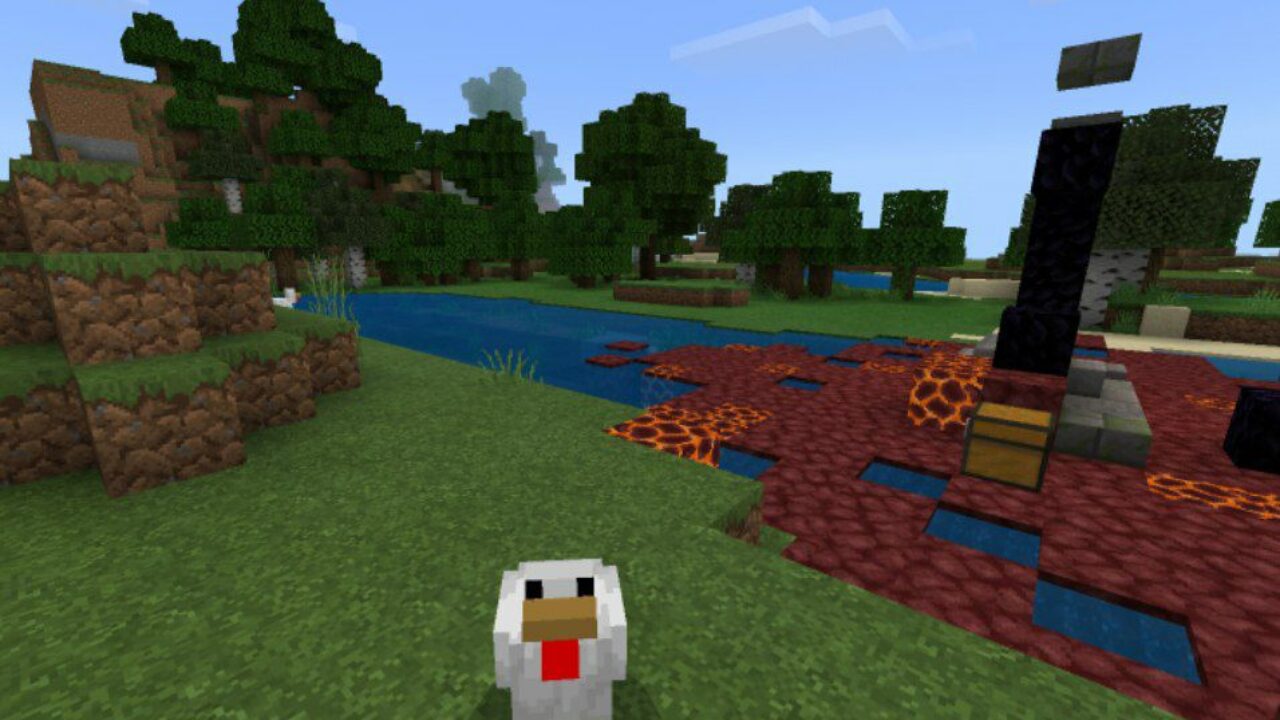 Nature from 32x Texture Pack for Minecraft PE