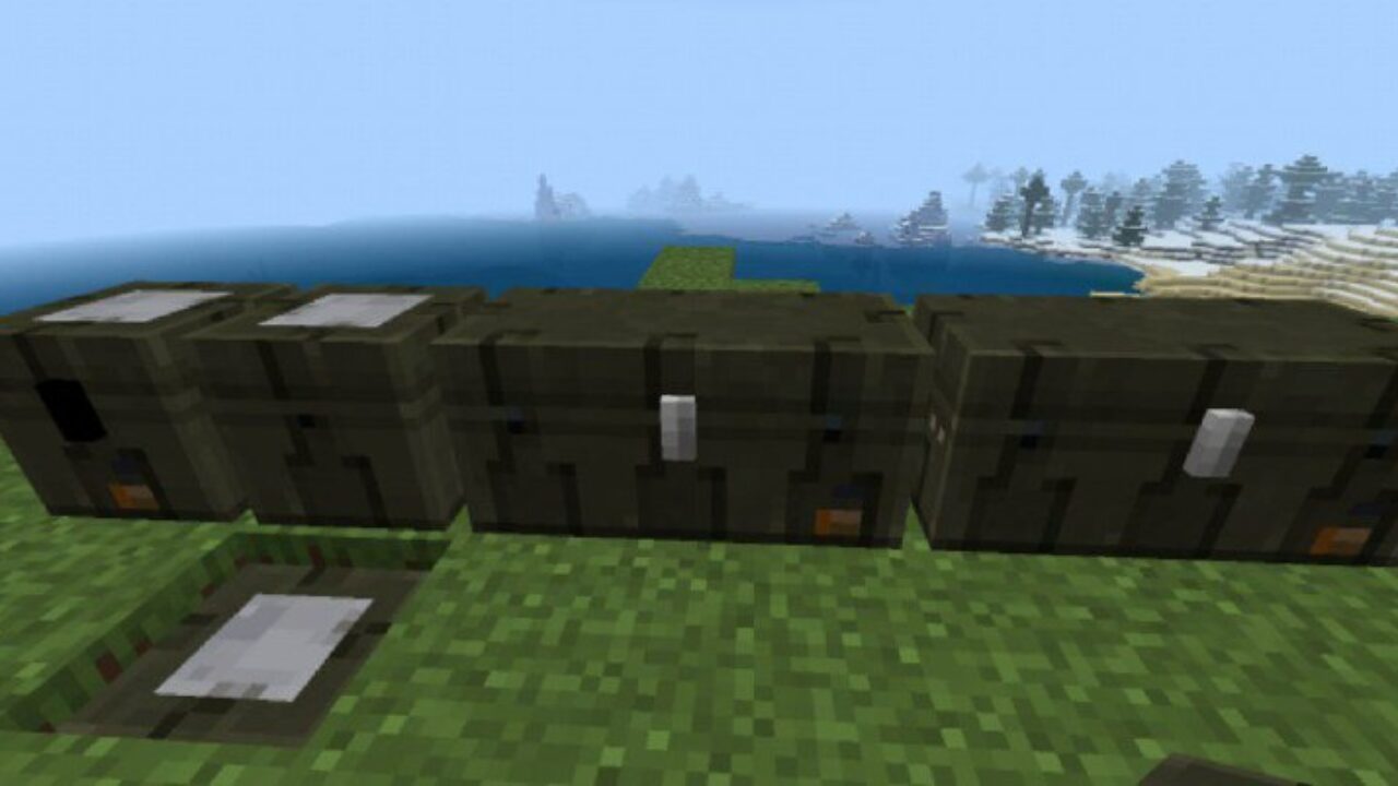 Military Chests from Chest Texture Pack for Minecraft PE