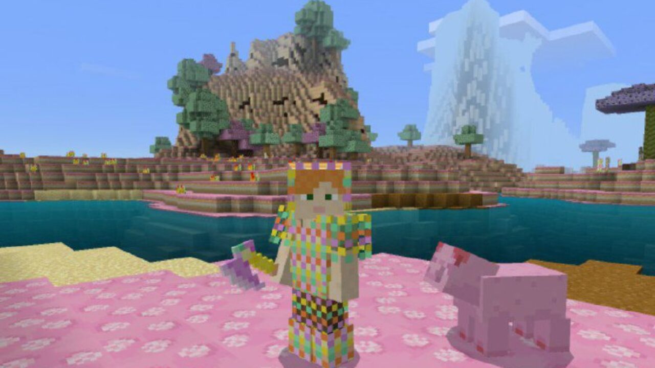 New Armor from Candy Texture Pack for Minecraft PE