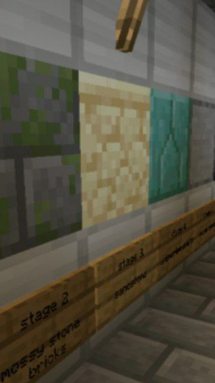 Types of Levels from Stone Games Map for Minecraft PE