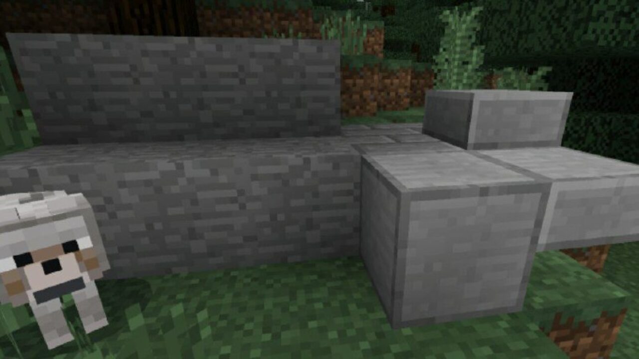 Grey Blocks from Stone Texture Pack for Minecraft PE