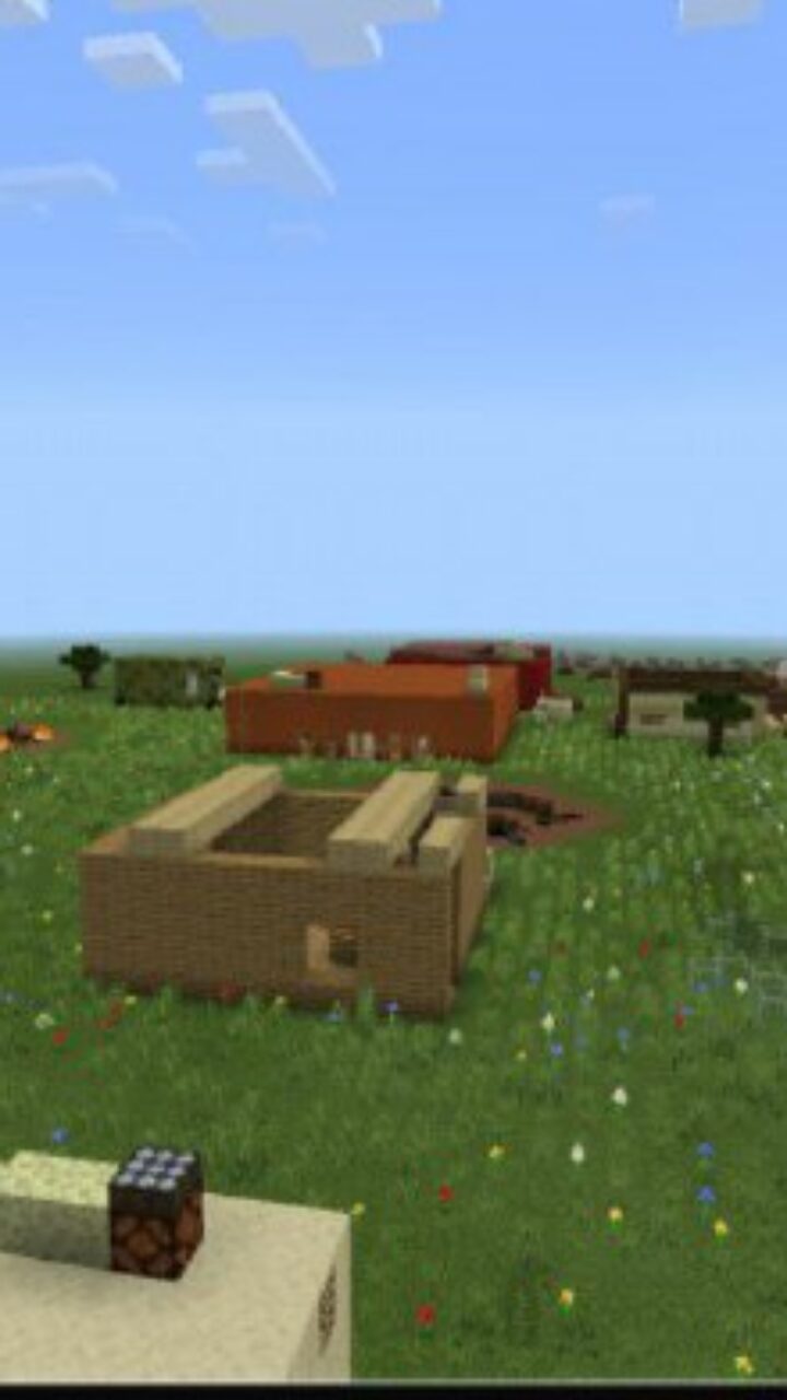 Bildings from Battlefield Map for Minecraft PE