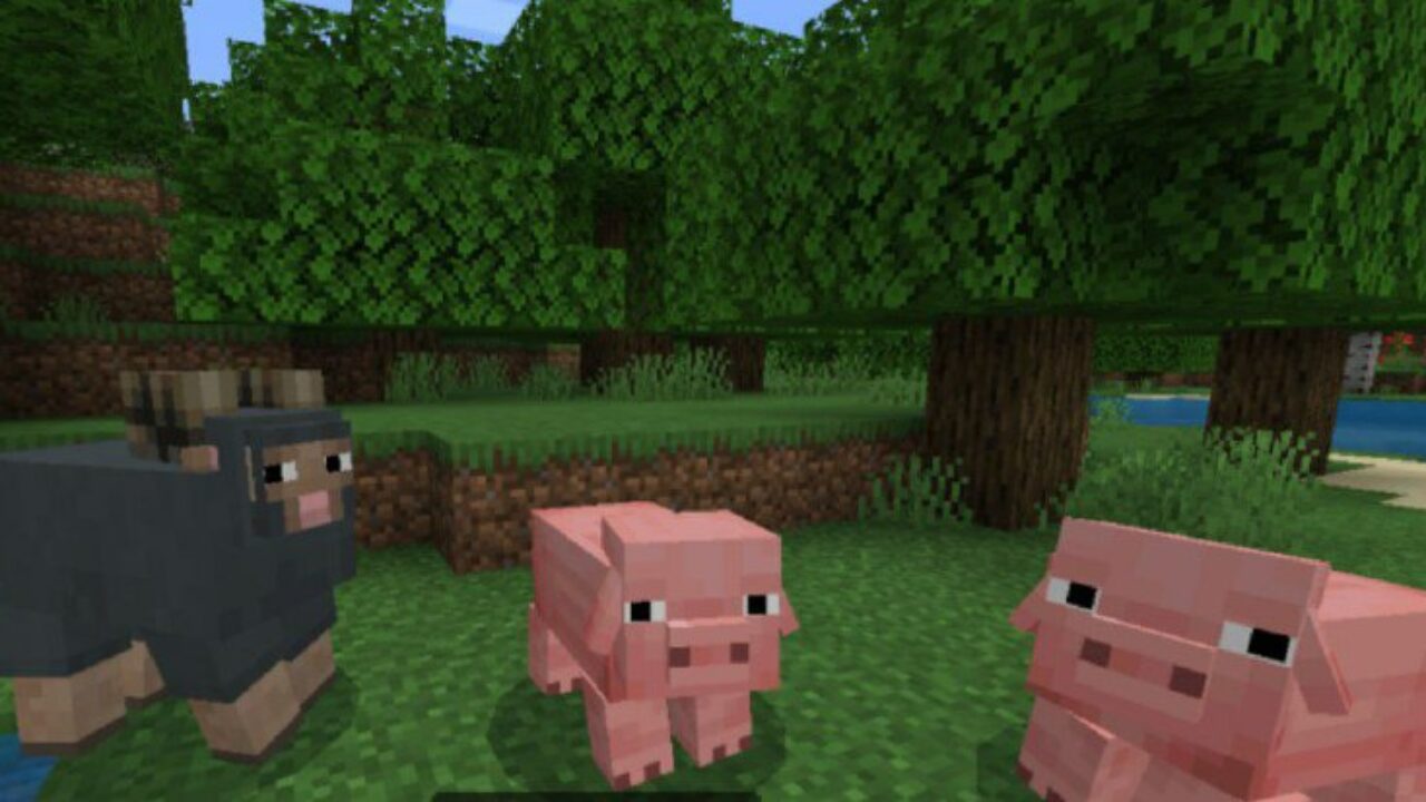 Mobs from High Res Texture Pack for Minecraft PE