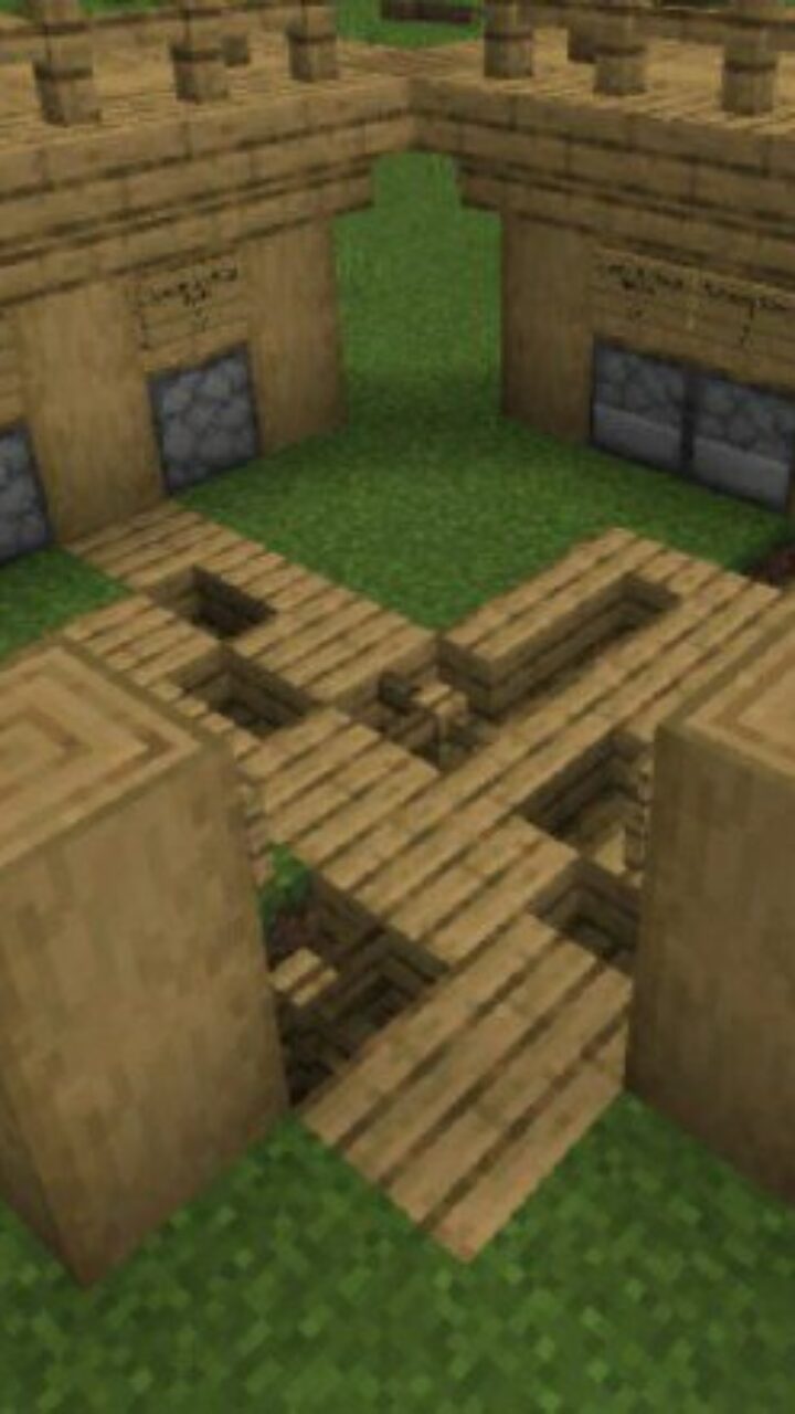 Top View from Recipe Map for Minecraft PE