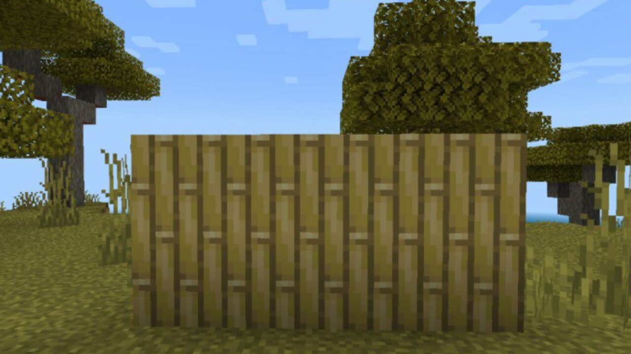 Boards from Bamboo Mod for Minecraft PE