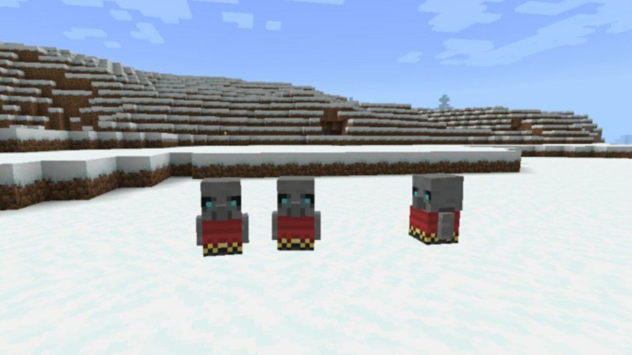 Golems from Tuff Golem Mod for Minecraft PE