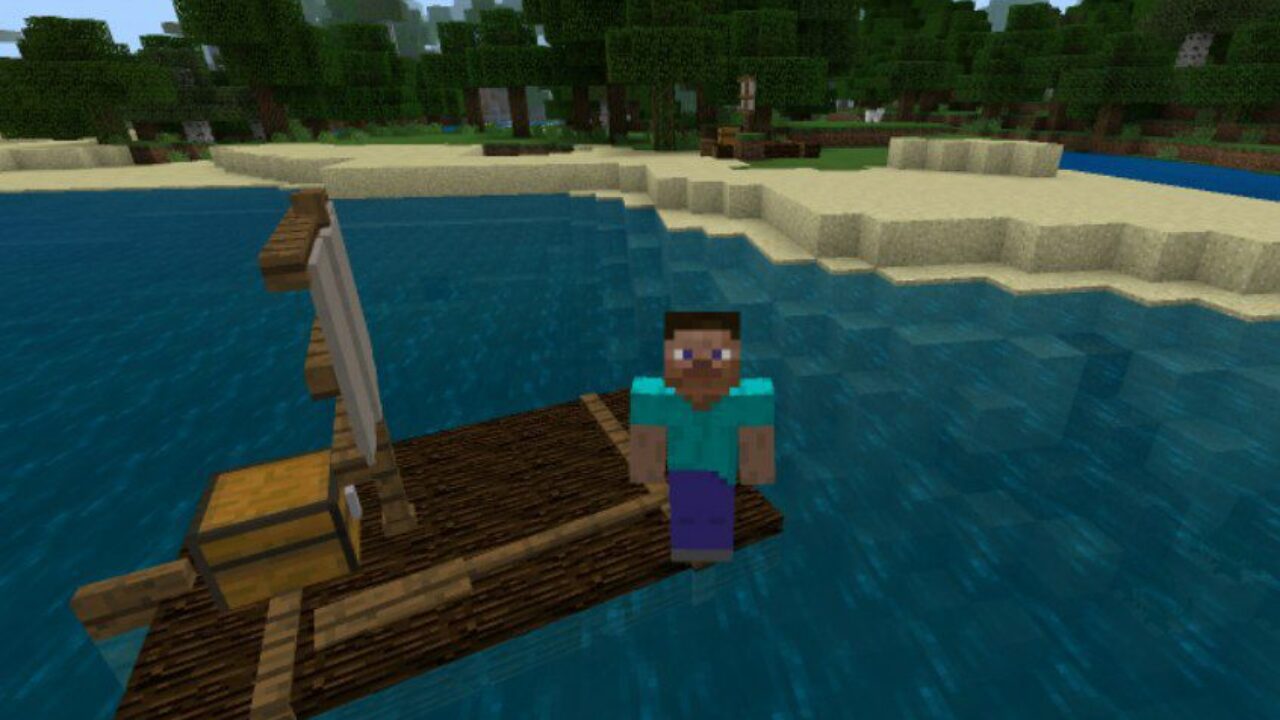 Raft Mod for Minecraft PE