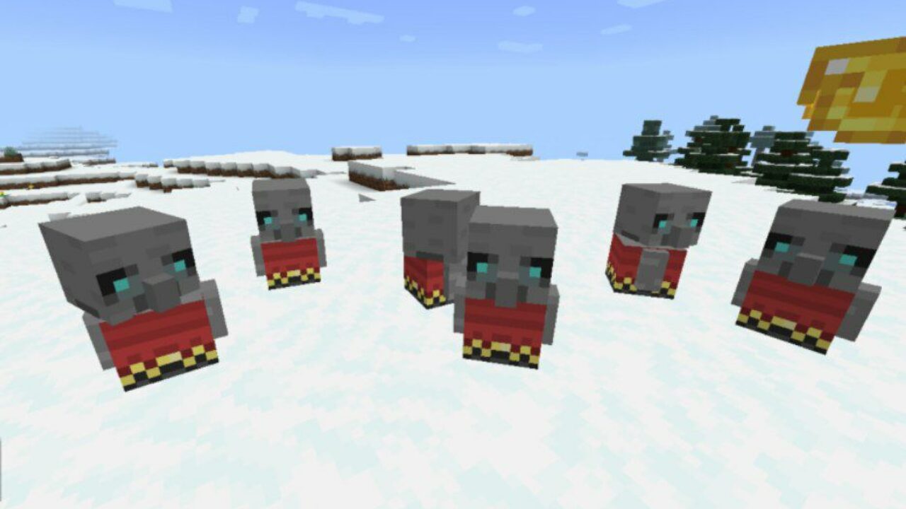 New Mobs from Tuff Golem Mod for Minecraft PE