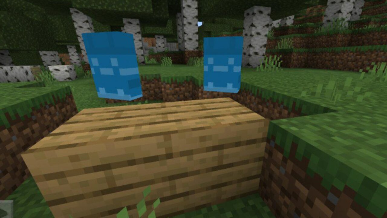 Parachutes from Airship Mod for Minecraft PE