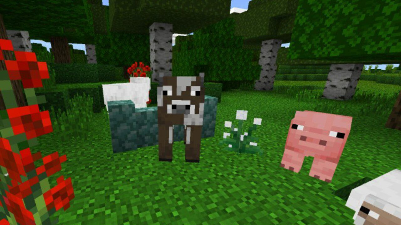 Animals from Console Shader for Minecraft PE