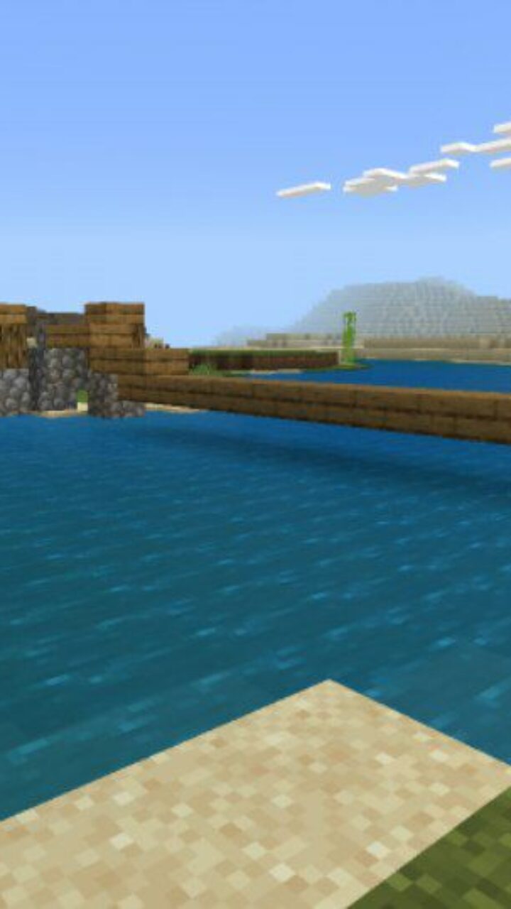 Bridge from Stronghold Map for Minecraft PE