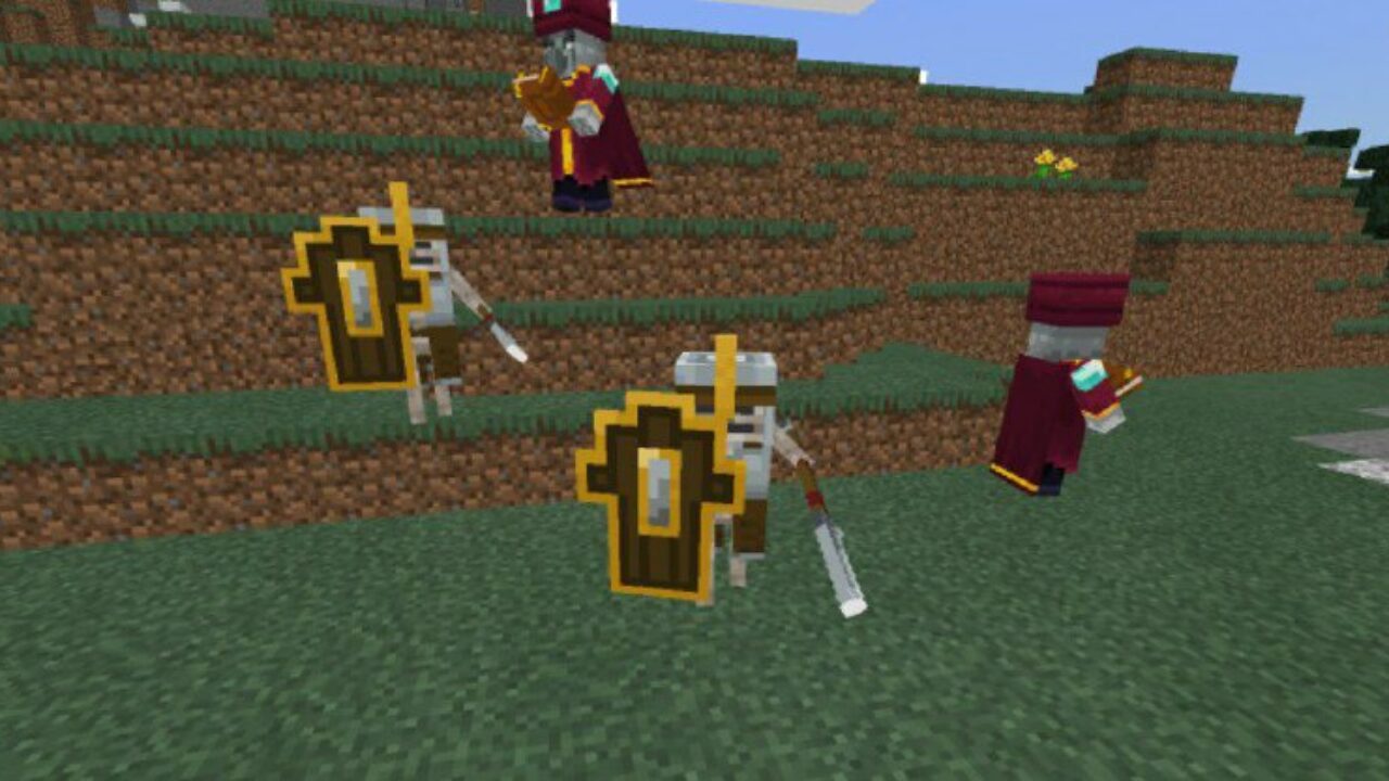 Characters from Dungeons Mod for Minecraft PE