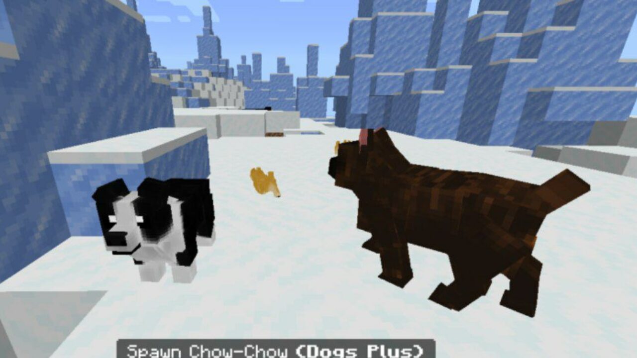 Chow-Chow from Dogs Mod for Minecraft PE