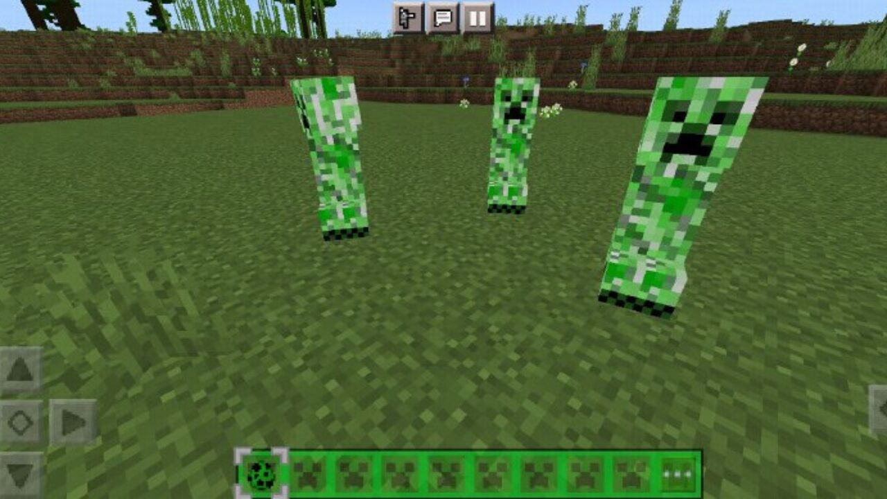 Creeper from Hotbar Texture Pack for Minecraft PE