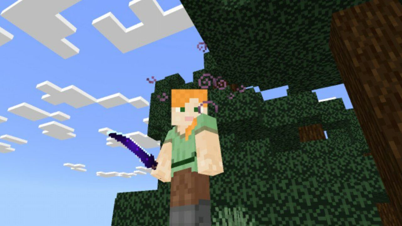 Ender Sword from Epic Fight Mod for Minecraft PE