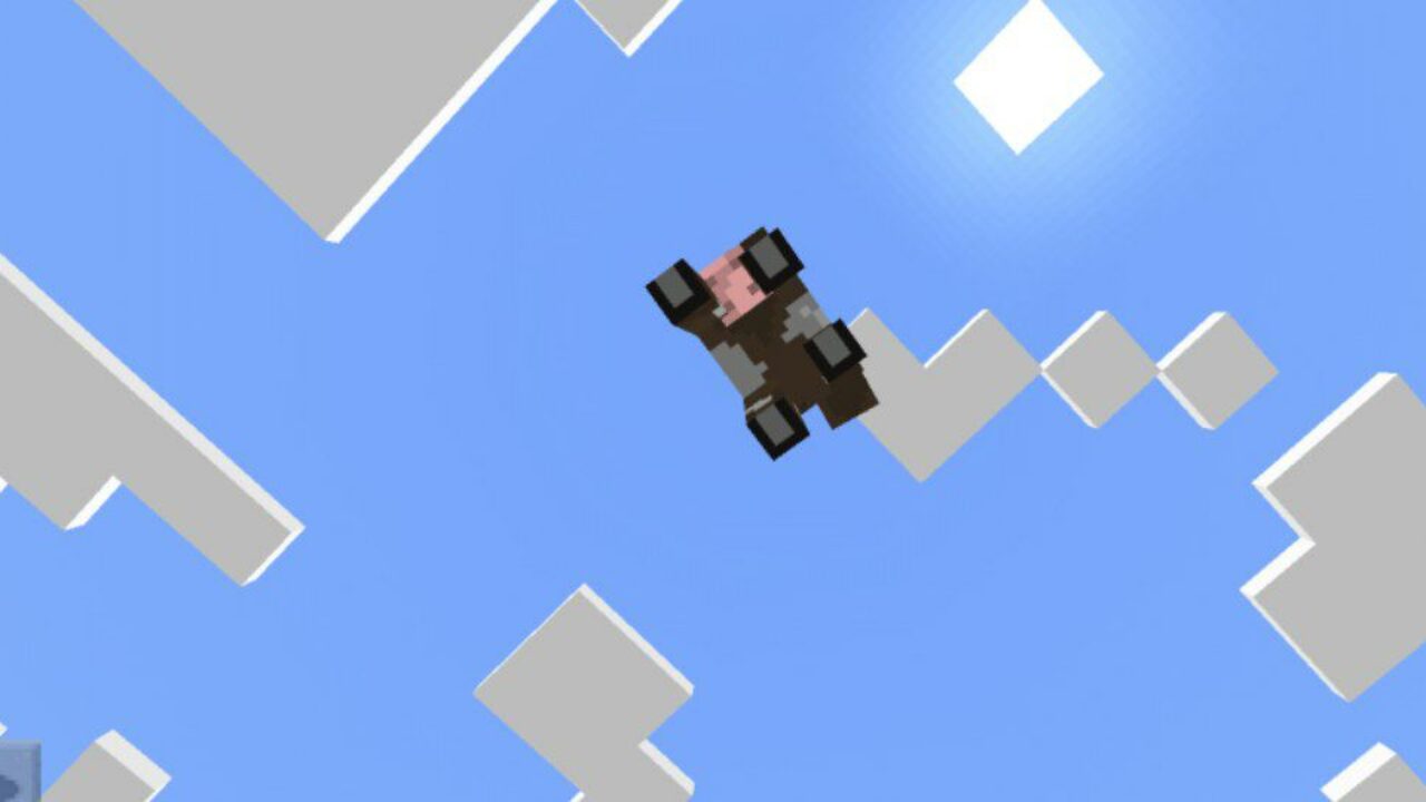 Flying Cow from Gravity Mod for Minecraft PE