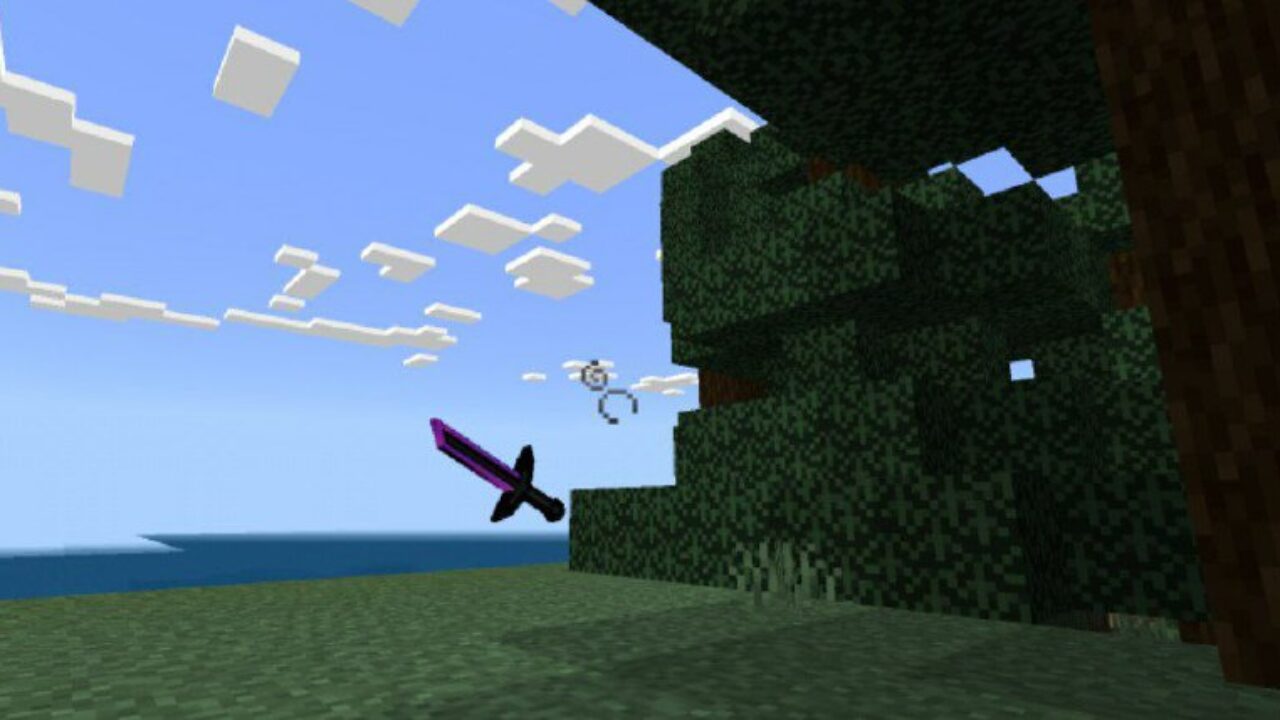 Galaxy Sword from Epic Fight Mod for Minecraft PE