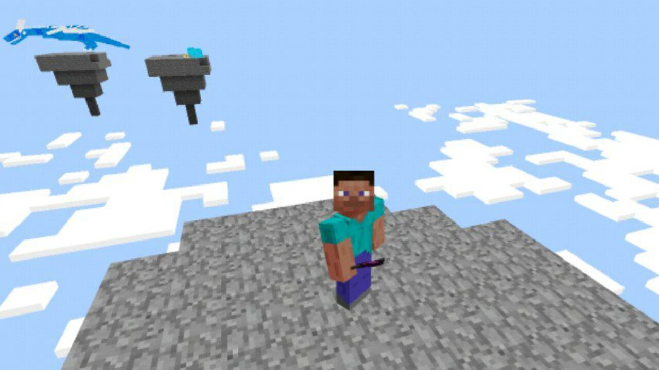 Gravitite Sword from Aether Mod for Minecraft PE