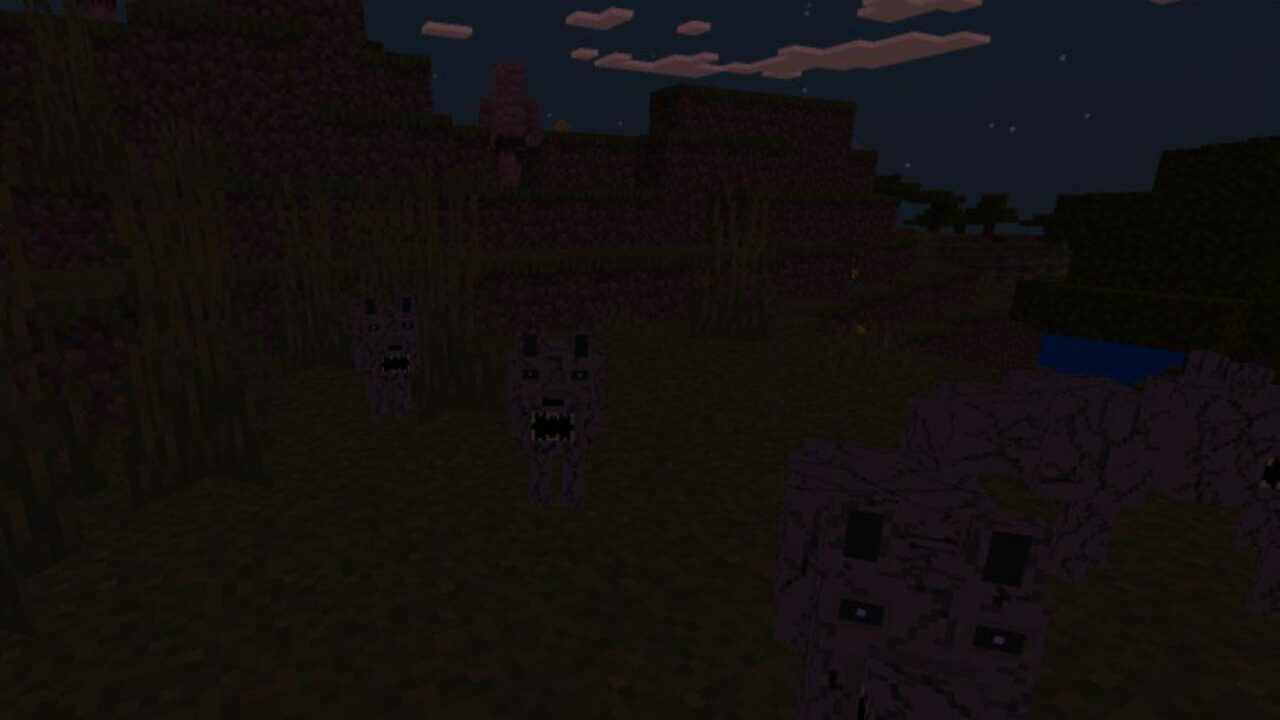 Infected Dogs from Legends Mod for Minecraft PE