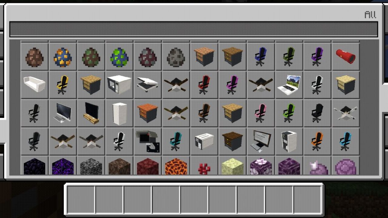 Inventory from Camera Mod for Minecraft PE