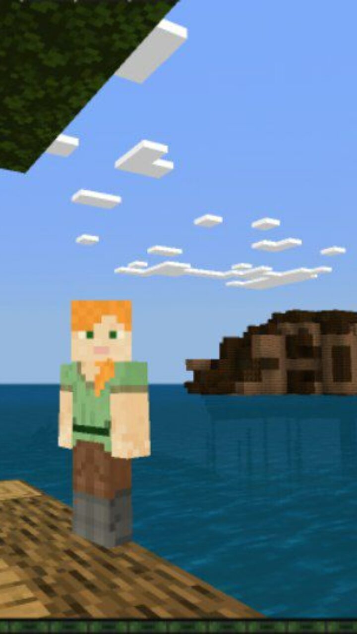 Island from Ocean Explorer Map for Minecraft PE