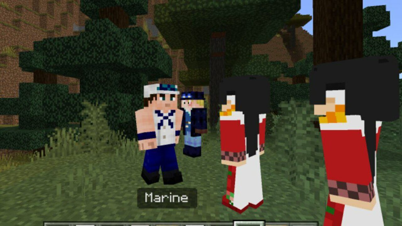 Marine Boy from One Piece Mod for Minecraft PE