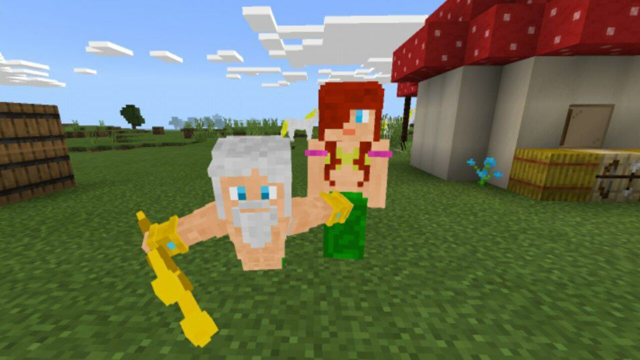 Mermaid from Fairy Mod for Minecraft PE