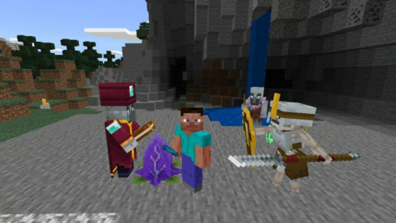 New Characters from Dungeons Mod for Minecraft PE