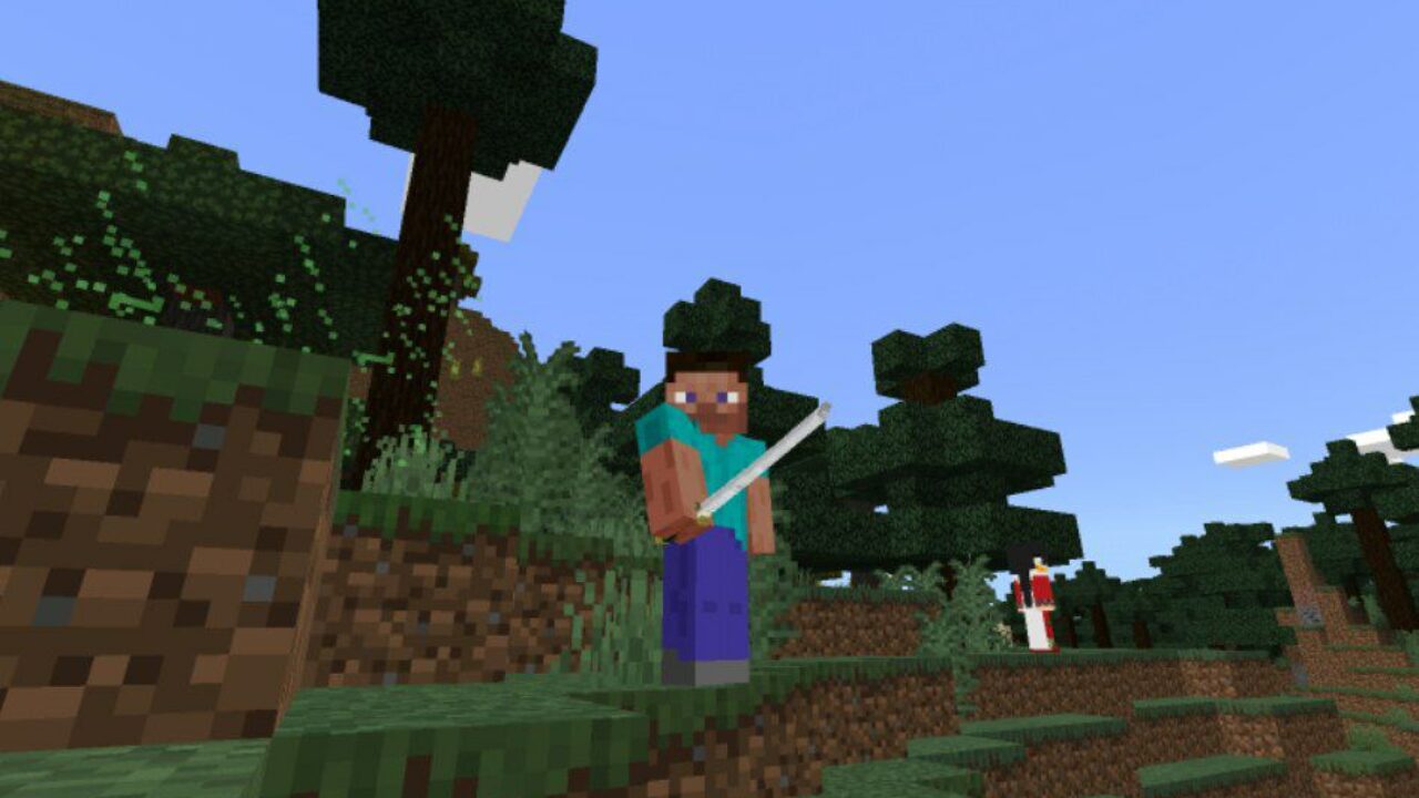 New Sword from One Piece Mod for Minecraft PE