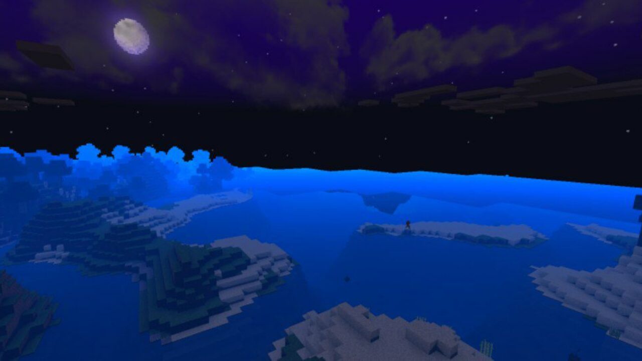 Night Sky from KUDA Shader for Minecraft PE