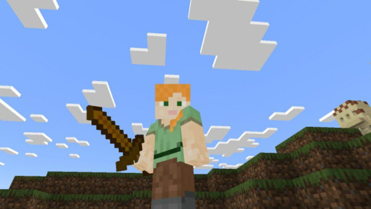 Super Poop Sword from Poop Mod for Minecraft PE