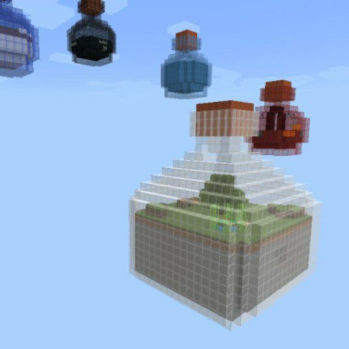 Bottle Survival Map for Minecraft PE