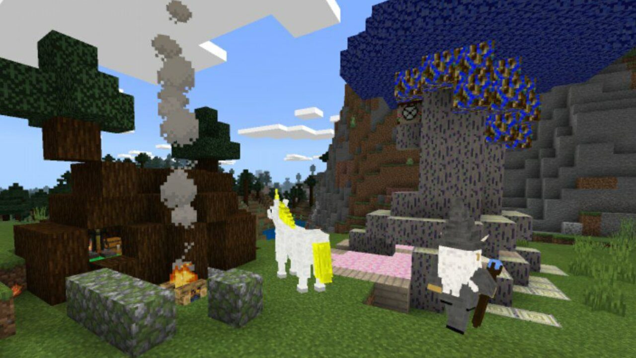 Fantasy World from Pegasus Mod for Minecraft PE