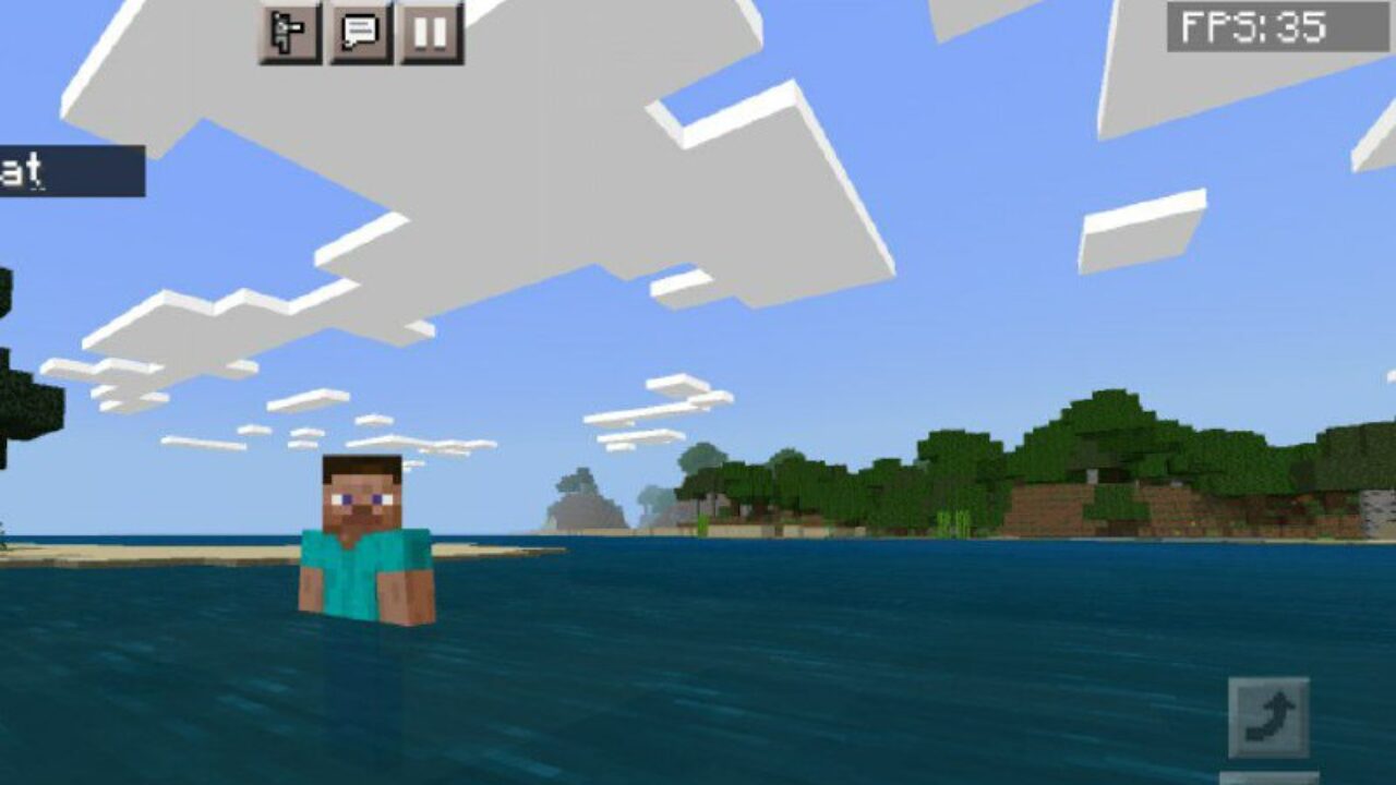 FPSCounter from FPS Mod for Minecraft PE