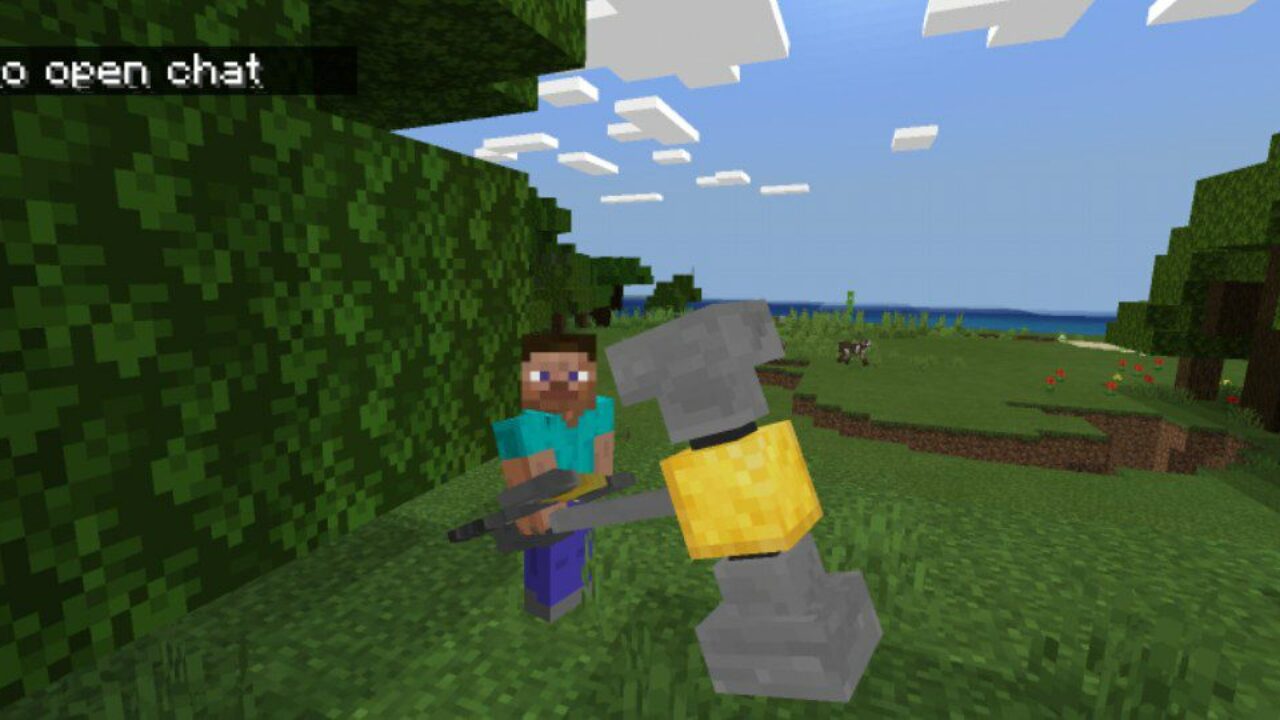 Gold Hammer from Hammer Mod for Minecraft PE