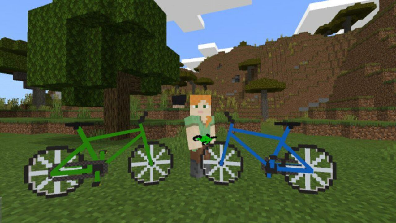 Green and Blue from Bicycle Mod for Minecraft PE