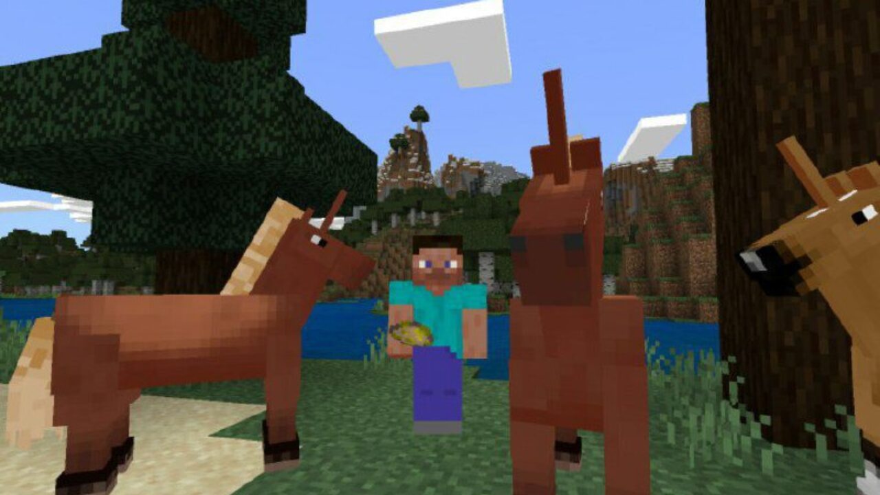 Horses from Unicorns Mod for Minecraft PE