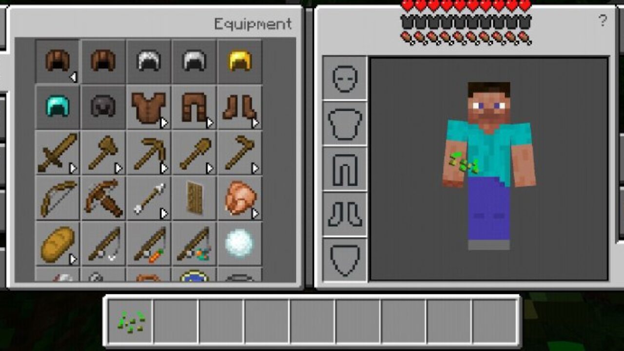 Inventory from FPS Mod for Minecraft PE