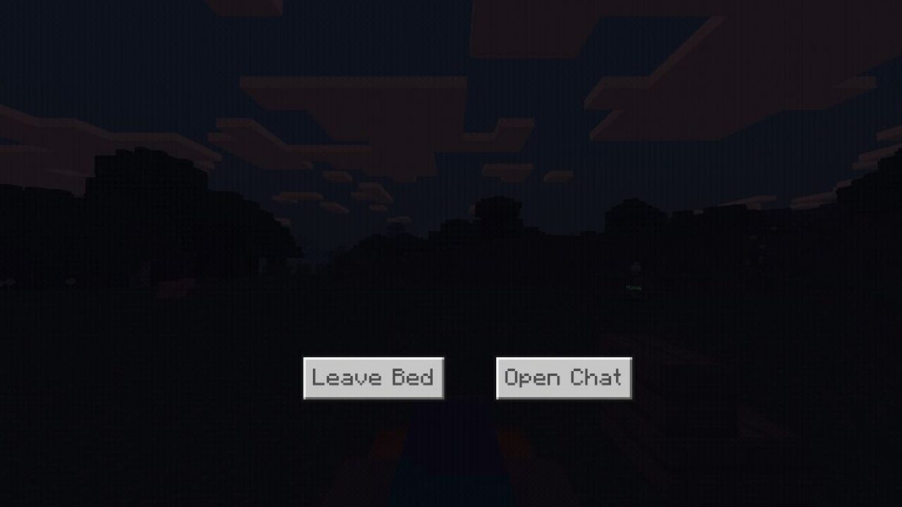 Menu from Sit Mod for Minecraft PE