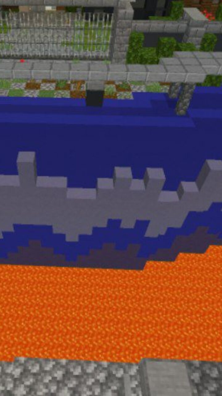 Moat from Safe House Map for Minecraft PE