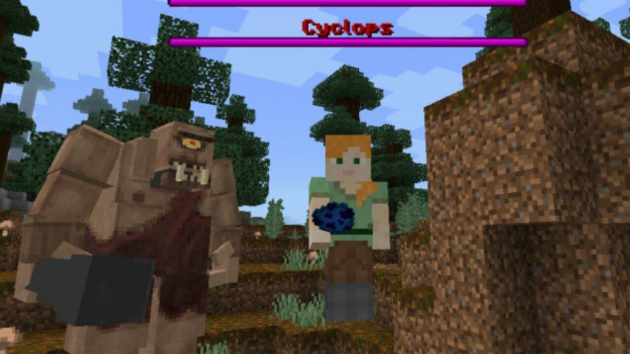 Monster from Cyclop Mod for Minecraft PE