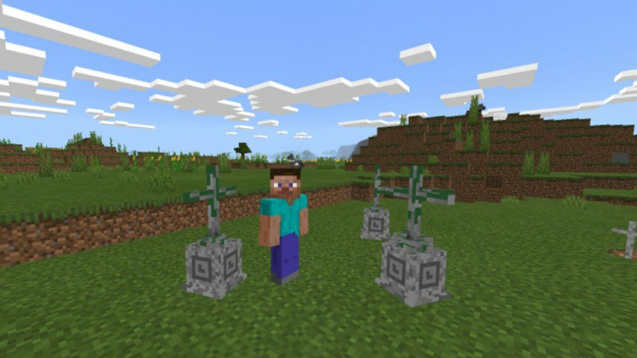 Gravestone Mod for Minecraft PE