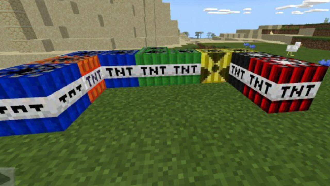 More TNT from Rival Rebels Mod for Minecraft PE