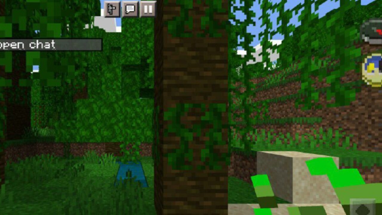 New Interface from FPS Mod for Minecraft PE