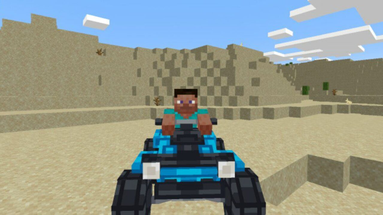 Quad Bike from Motorcycle Mod for Minecraft PE