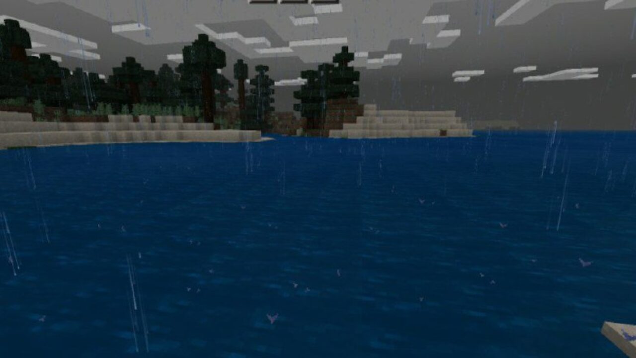 Rain Mod for Minecraft PE