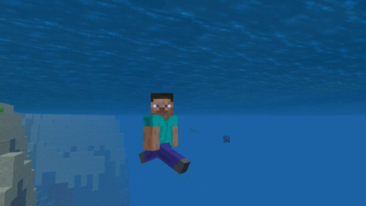 Running Underwater from Roblox Mod for Minecraft PE